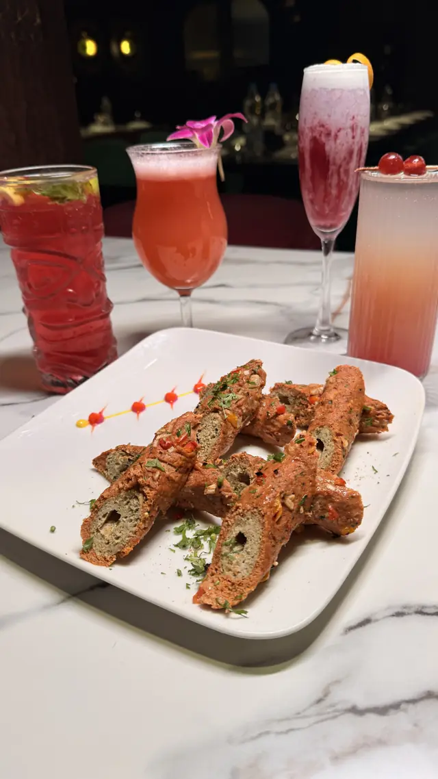 Kebabs with mocktails