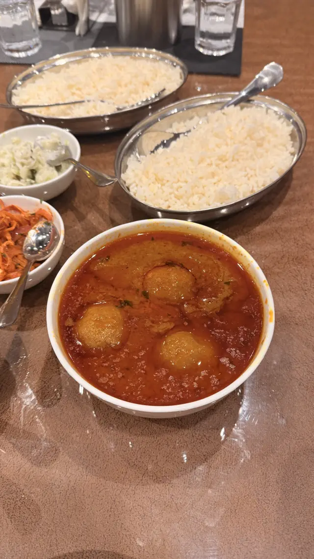 Curry with rice